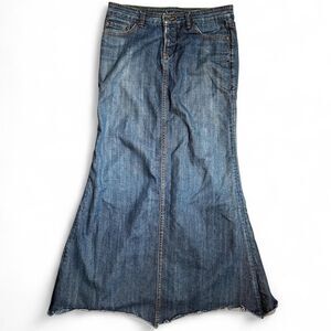 Vintage y2k Bebe Denim Long skirt